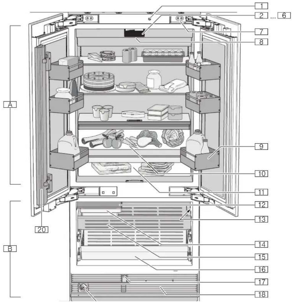 GAGGENAU RB472704 - 3-door appliance - 1