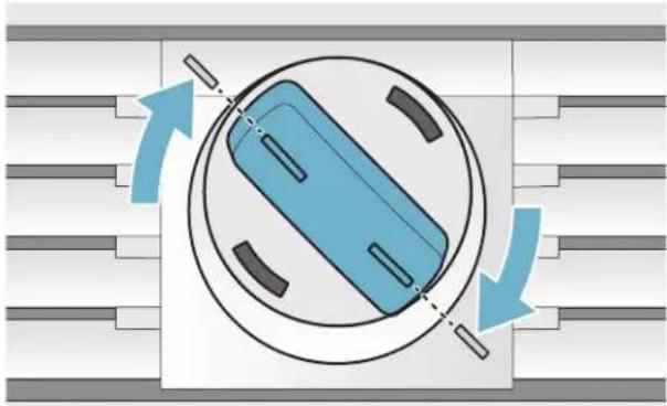 GAGGENAU RY492704 - Remplacer le filtre à eau par un neuf ou par une cartouche filtrante avec dérivation - 1