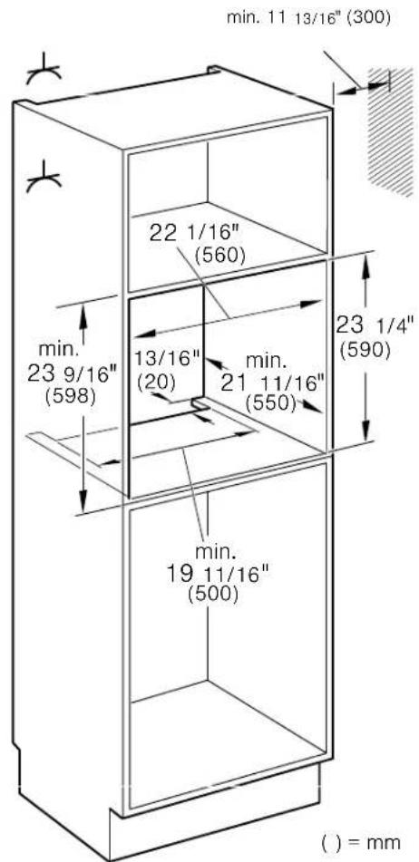 GAGGENAU BOP251611 - Dimensions and Cabinet Requirements - 2