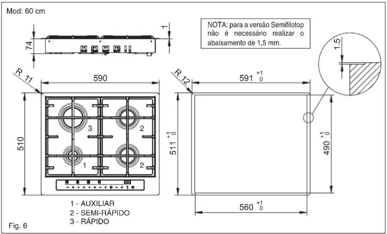 BAUMATIC BHG770SS - Posicionamento (Fig. 5) - 3