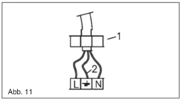 BAUMATIC BHG770SS - Elektroanschluß (Fig. 11) - 1