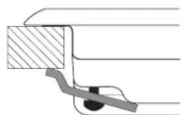 HOTPOINT-ARISTON TQG 751 WHA(BK) - Esquema para prender os ganchos - 1