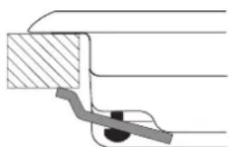 HOTPOINT-ARISTON TQG 751 WHA(BK) - Hook fastening diagram - 1