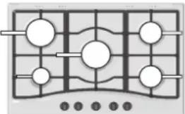 HOTPOINT-ARISTON TQG 751 WHA(BK) - Consigli pratici per l'uso dei brucitori - 1