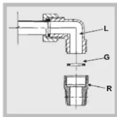 HOTPOINT-ARISTON TQG 751 WHA(BK) - Gasaansluiting - 1