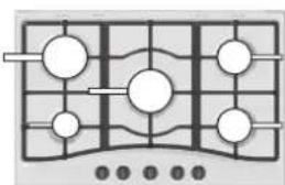 HOTPOINT-ARISTON TQG 751 WHA(BK) - Praktische Hinweise zum Gebrauch der Brenner - 1