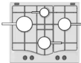 HOTPOINT-ARISTON PCN 641 TIXHA - Practical advice on using the burners - 1