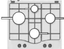 HOTPOINT-ARISTON PCN 641 TIXHA - Consigli pratici per l'uso dei brucitori - 1