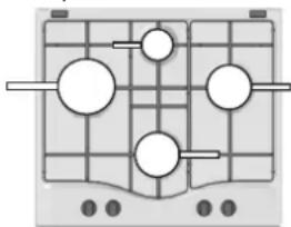 HOTPOINT-ARISTON PCN 641 TIXHA - Conseils pratiques pour l'utilisation des brûleurs - 1