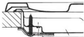 HOTPOINT-ARISTON PCN 641 TIXHA - Schema di fissaggio dei ganci - 1