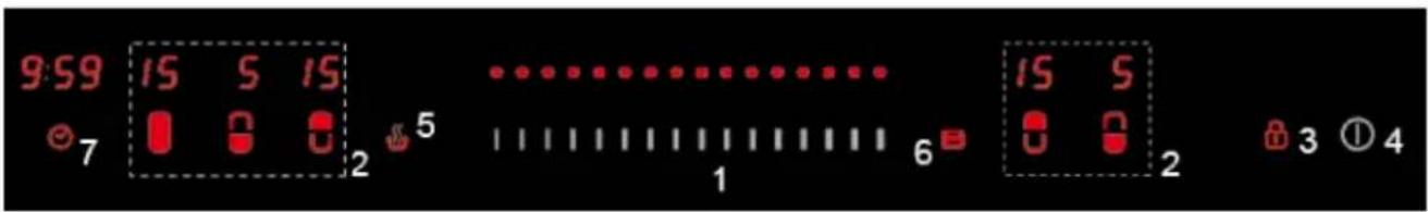 HOOVER HES 6D - Kumanda Paneli - 1