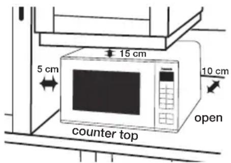 PANASONIC NNK354WM - Counter-top use: - 1