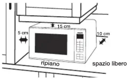 PANASONIC NNK354WM - Sistemazione su un piano: - 1
