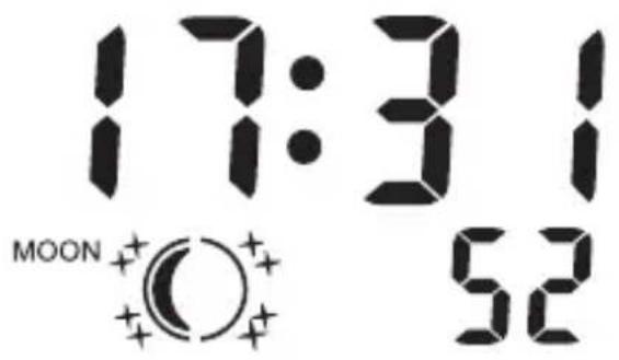 ADE WS 1822 - Wskazania godziny i faz księżyca - 1