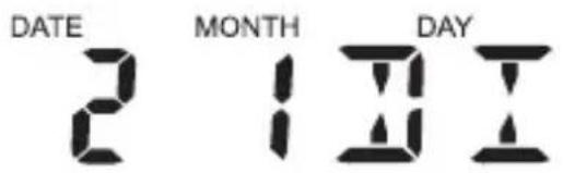 ADE WS 1822 - Wskazanie daty - 1