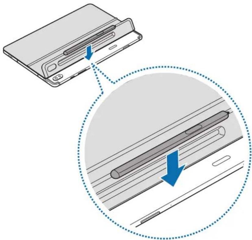 SAMSUNG EFDT860 - Cómo guardar el S Pen - 1