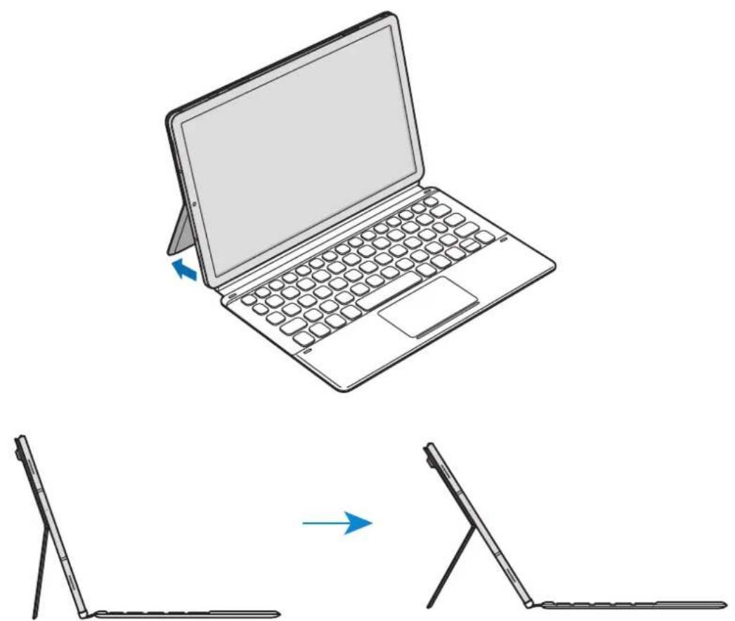 SAMSUNG EFDT860 - 调节平板电脑角度 - 1