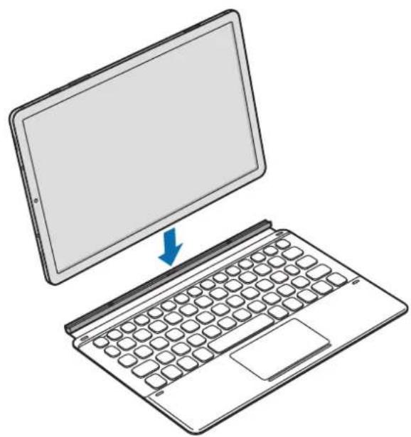 SAMSUNG EFDT860 - Het toetsbord bevestigen - 3