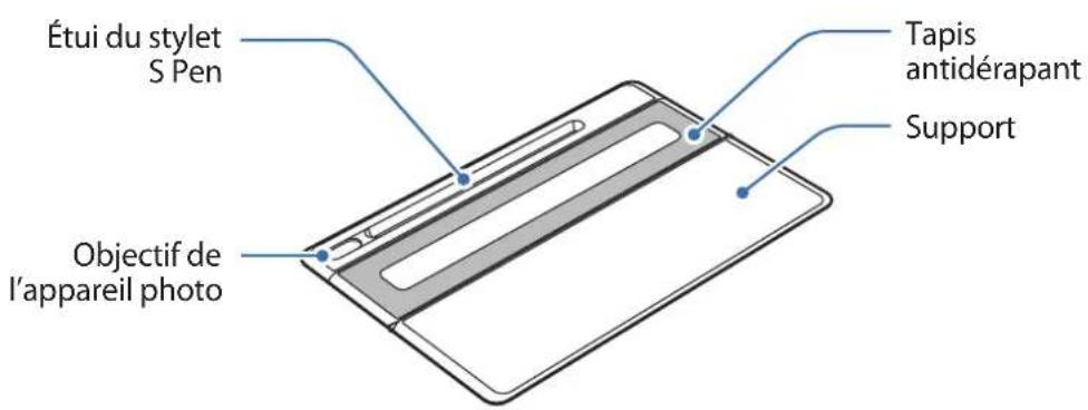 SAMSUNG EFDT860 - Etui avec support: - 1