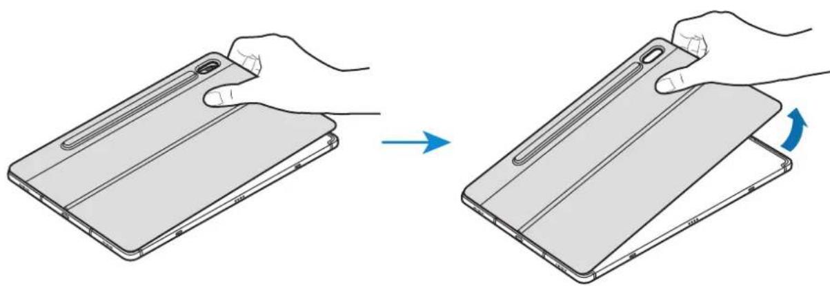 SAMSUNG EFDT860 - Rimozione della cover di supporto - 1