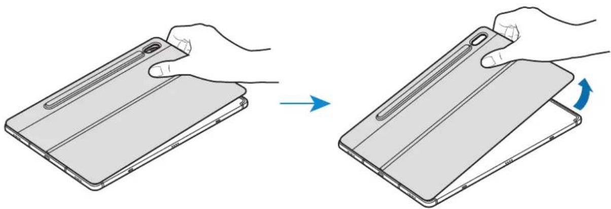 SAMSUNG EFDT860 - Scoaterea capacului suportului - 1
