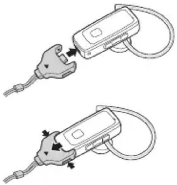 SAMSUNG WEP870 - Headset-Umhängeband anschließen - 1