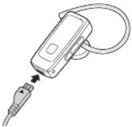 SAMSUNG WEP870 - De headset opladen - 1