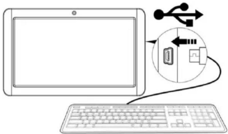Proscan PLT7045K - Connexion d'un périphérique USB: - 1