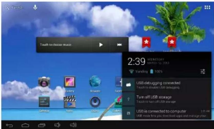 Proscan PLT7045K - Comment se connecter/déconnecter le périphérique avec/depuis l'ordinateur - 2