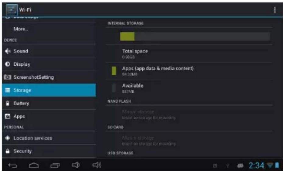 Proscan PLT7045K - Stockage - 1