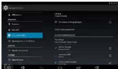 Proscan PLT7130G - Langue & entree: - 1
