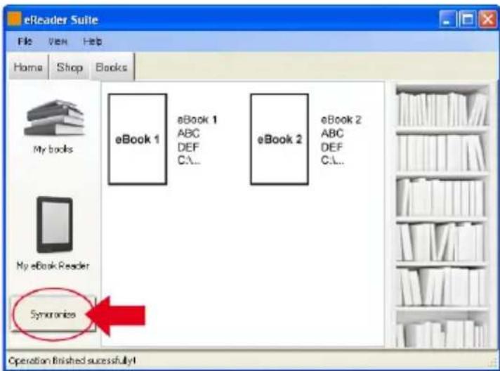 TrekStor Pyrus WiFi - Exempel 2 - Synkronising med eReader Suite: - 1