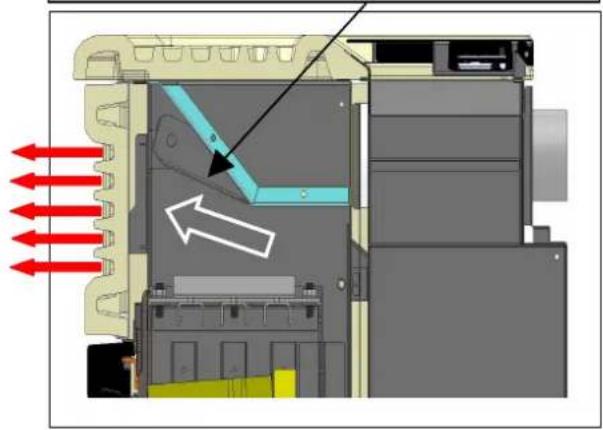 Cola Charme Ductable - Hot air outlet flow adjustment - 2