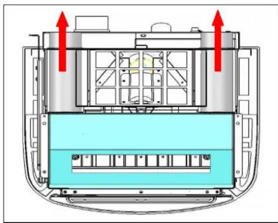 Cola Charme Ductable - Réglage des flux de la sortie d'air chaud - 4