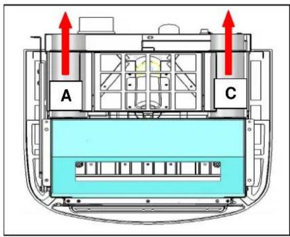 Cola Charme Ductable - Regulación de los flujos de salute del aire caliente - 4