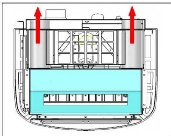 Cola Charme Ductable - Hot air outlet flow adjustment - 5