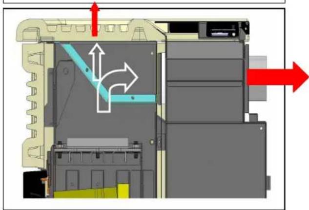 Cola Charme Ductable - Réglage des flux de la sortie d'air chaud - 2