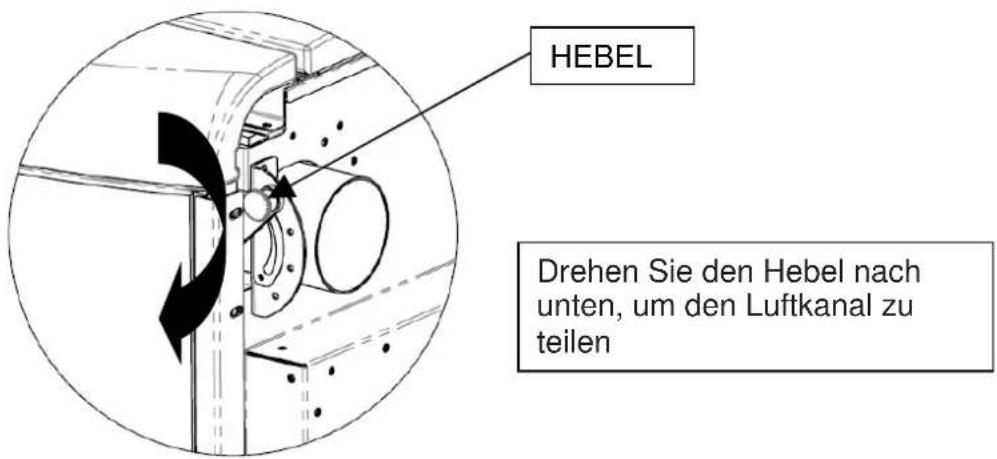 Cola Charme Ductable - Regelung der HeiBlaufströme - 6