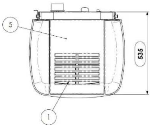 Cola Charme Ductable - Zeichenerklarung: - 1