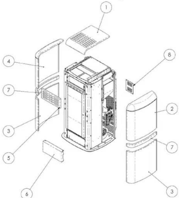 Cola Charme Ductable - Ausbau der Verkleidung - 1