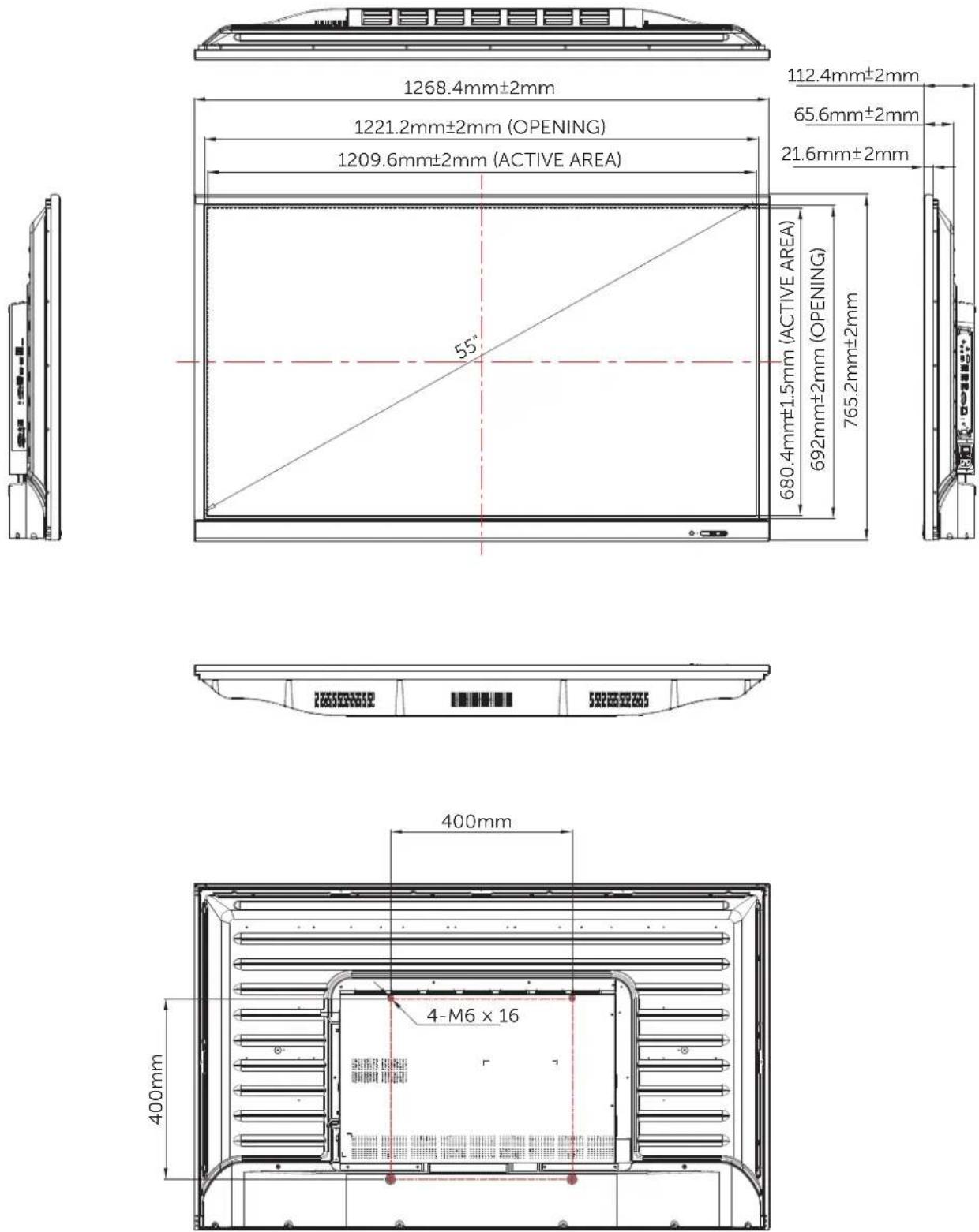 Avtek 5 Lite 55 - Avtek Touchscreen 5 Lite 55" - 6