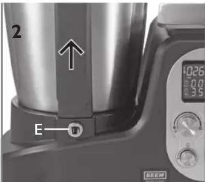 BEEM Thermostar MiXX & Cook - Placer et enlever le bol - 2