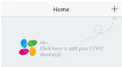 EZVIZ W3 - Adicionar uma conta EZVIZ - 1