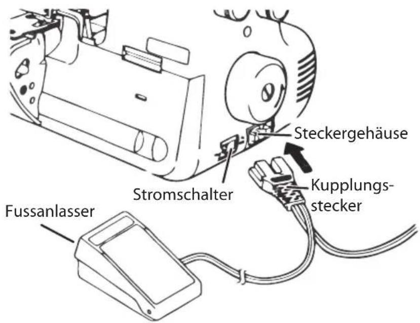 LIFETEC MD 16600 - Fußanlasser anschließen - 1