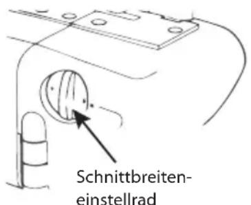 LIFETEC MD 16600 - Einstellung der Schnittbreite - 1