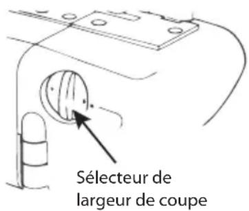 LIFETEC MD 16600 - Réglage de la largeur de coupe - 2