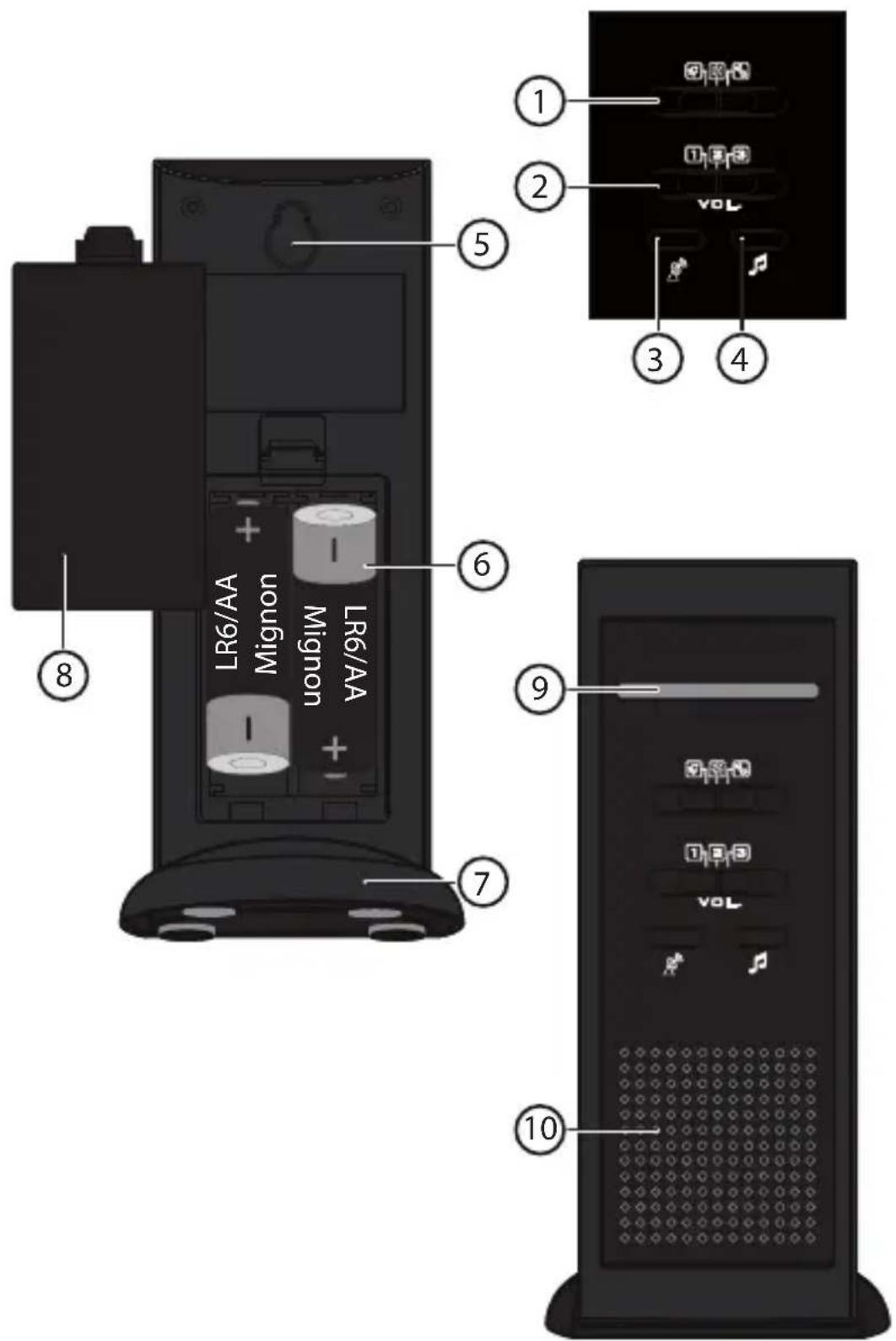 LIFETEC MD 16179 - Geräteteile - 1