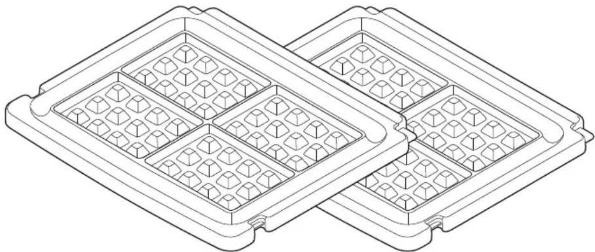 SAGE the BBQ & Press Grill SGR700 - Placas para gofres (accesorio vendido por separado) - 1