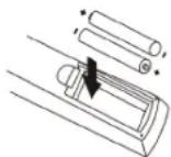 LISTO RC41314 - INSERTION DES PILES - 1