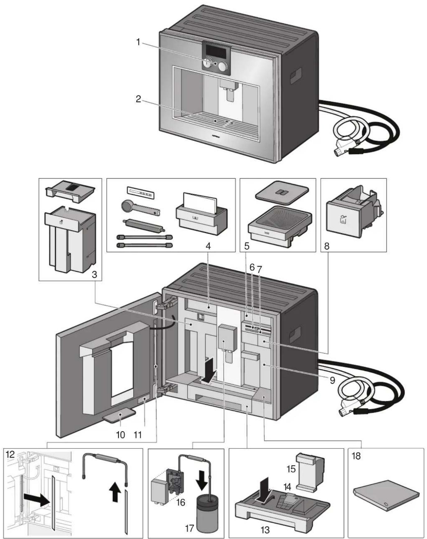 GAGGENAU CMP270101 - Configuration et éléments - 1